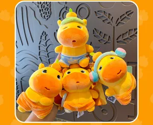 Cute capybara plush pendant cartoon doll bag hanging ornament soft stuffed toy cute gift