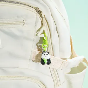 Simpatico panda portachiavi ciondolo zaino borsa fascino accessori moda per donne