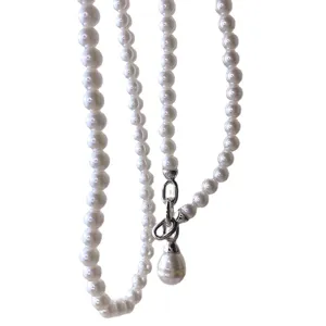 Versatile minimalist pearl waist chain chic bag strap elegant dress accessory for women