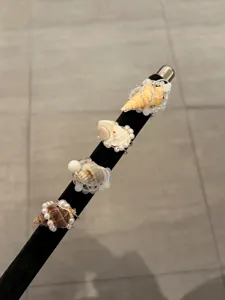 Handgemachte Muschel Perlen Ringe Set, Draht gewickelte Schnecken Schmuck für Damen Urlaub.