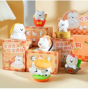 Set de figurines mignonnes West Highland Terrier, déco créative en résine pour bureau.