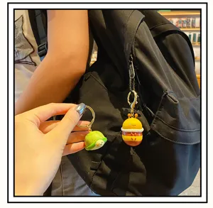 Süßer Cartoon Schildkröte Bienen Schlüsselanhänger, Modische Accessoires für Schultasche Auto.