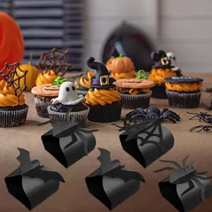Halloween Spinnen Süßigkeiten Box Fledermaus Geschenkbox Party Dekoration Verpackung