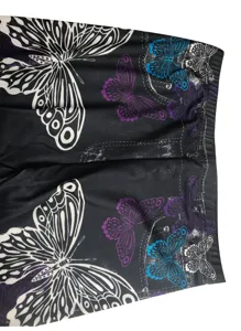 Leggings ajustados con estampado de mariposa mujer talle alto vaquero pantalón