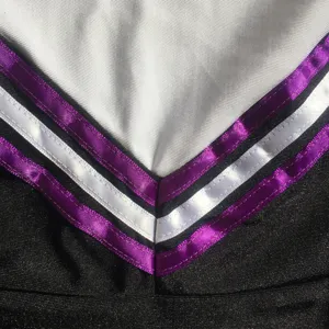 Cheerleading uniform top for women sports meeting performance stage outfit close-up
