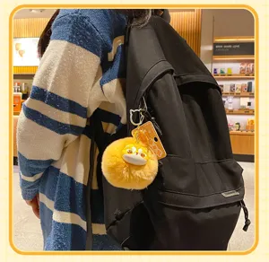 Süßer Plüsch Katzen Schlüsselanhänger flauschiger Ball Rucksack Anhänger Deko Geschenk