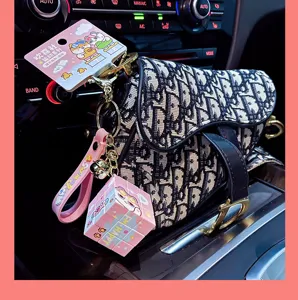 Joli porte-clés cube de Rubik Huanshishe, mini jouet puzzle pour clés de voiture et sacs.