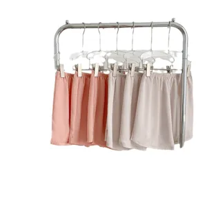 Women anti-chafing safety shorts soft breathable home casual underwear summer wear solid color