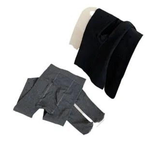 Women's thick fleece lined polka dot tights winter warm thermal leggings basic cotton pantyhose