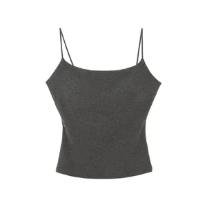 Women's Thermal Fleece Lined Ribbed Camisole Basic Sleeveless Tank Top Boat Neck Slim Fit Winter Undershirt
