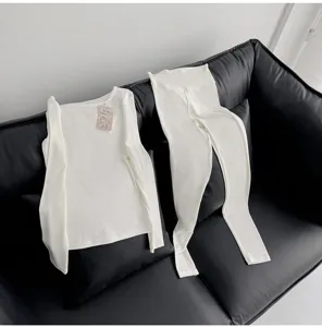 Merino wool thermal underwear set women square neck long sleeve top high waist warm pants detail