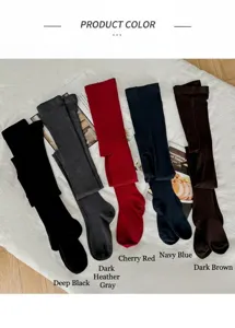 2026 herbst damen wolle thermische strumpfhose detailansicht in mehreren schönen farben.
