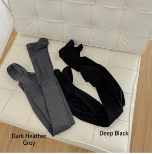 Damen Wollmischung Strumpfhose warme thermische Leggings weich glänzend Winterhosen