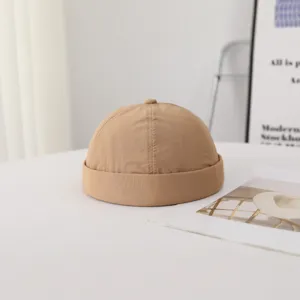 2026 Nuevo Verano Color Sólido Docker Gorro Unisex Moda Simple Viajero Gorra Principal