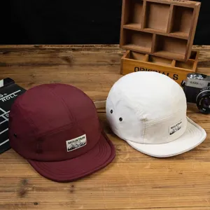 Gorra de béisbol retro japonesa de ala corta secado rápido estilo workwear casual hombre