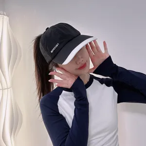 Summer cooling empty top baseball cap for women, quick-drying sun protection visor hat.
