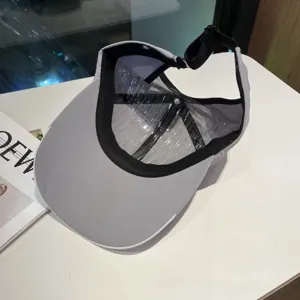 Summer sun protection empty top baseball cap breathable anti-UV outdoor sports visor hat