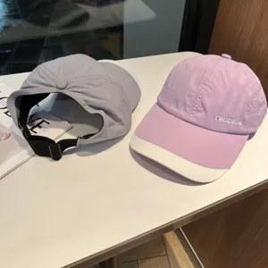 Summer quick dry sun protection baseball cap and empty top sun visor hat for women outdoor sports.