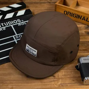 Gorra de béisbol retro japonesa de ala corta de secado rápido hombre mujer casual