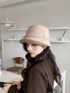 Damen Herbst Winter Woll Eimer Hut warme elegante Hepburn Stil Mode Freizeit Mütze schick