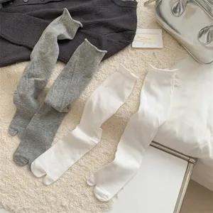 Women's split-toe socks thin summer tabi calf socks stylish casual comfortable hosiery