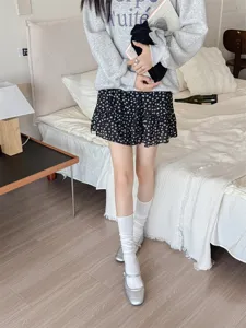 Comfortable women scrunchie socks paired with stylish daily wear, perfect for summer outfits.
