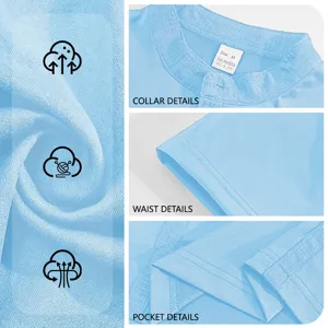 Hombre casual manga corta polo detalle azul claro tejido pique cuello transpirable