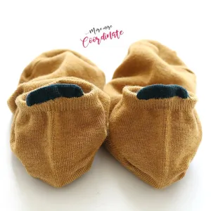 Women's Casual Cotton Ankle Socks Contrast Color Heel Breathable Short Socks