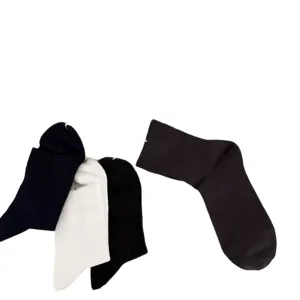 Herren atmungsaktive Modal Wadenstrümpfe vier Jahreszeiten schlichte Freizeitsocken