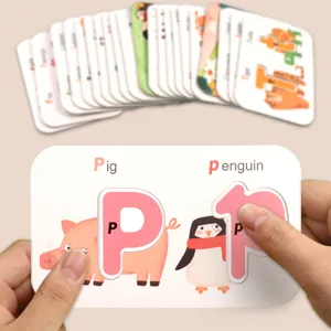 Carta apprendimento alfabeto educazione bambini giocattolo puzzle interattivo bimbo