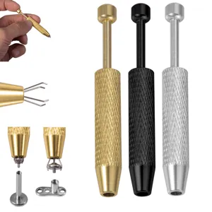 Aluminiumlegierung Vier-Krallen Schmuckgreifwerkzeug Diamantgreifer Präzisionshalter Werkzeug Für Kleine Edelsteine Perlen Körper Piercing Teile