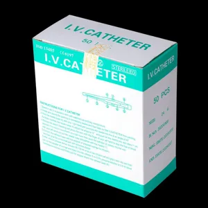 Disposable I.V. Catheter 24G 50pcs box medical puncture needle sterile packaging safe supply