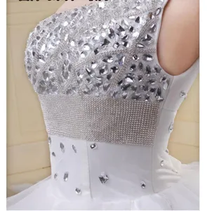 Stunning rhinestone detailed wedding dress apparel accessory, perfect for DIY sewing crafts.