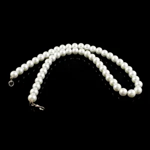 Witte parelketting lange ketting tas riem DIY accessoires huwelijk decoratie mooi