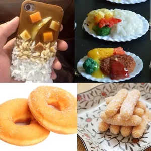 Simulation Lebensmittel DIY Harz Zubehör Künstlicher Reis Eis Zucker Kokosflocken Für Handyhülle Handwerk