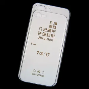 Transparent clear phone case for iPhone 7 ultra thin protective cover tpu pc case