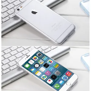 Transparante TPU siliconen zachte telefoonhoes voor Apple iPhone dunne beschermhoes.