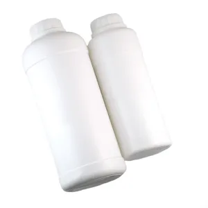 Juego de dos botellas de plastico blanco para resina epoxica pegamento cristal DIY