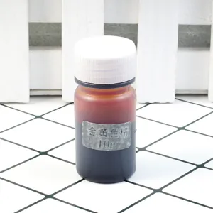 10g golden yellow resin dye oil-based pigment for UV epoxy crystal glue crafting.