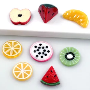 Resin fruit slice cabochons for DIY phone case decor craft handmade resin accessories materials