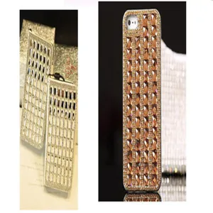 Kristall Strass Handyhuelle DIY glitzernde Diamant Zubehoer glänzend Bling Abdeckung schick
