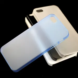 Custodia protettiva per telefono in PC trasparente opaco per iPhone 5 5s SE vuota