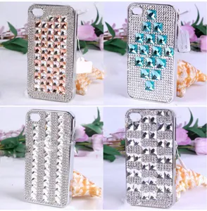 Glitzernde Strass Kristall Handyhülle Schutzhülle Luxus Bling Smartphone Zubehör Cover