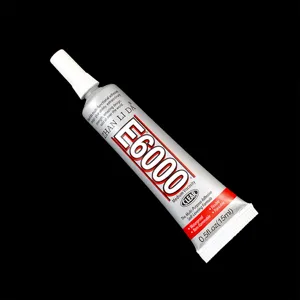E6000 clear craft glue 0.5 fl oz tube for jewelry making, DIY repairs, and waterproof bonding.