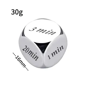 Decision de de en metal pour jeux de fete, de minuteur de temps aleatoire 16mm.