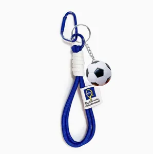 Football keychain lanyard pendant backpack accessory sports souvenir keychain item