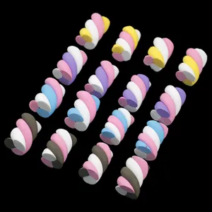Polymer clay rainbow marshmallow slime charms DIY phone case accessories craft materials