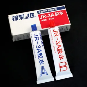 Set de pegamento de resina epoxi transparente JR-3A fraguado rápido alta fuerza