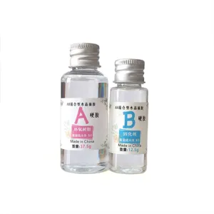 3:1 Crystal Epoxy Resin AB Glue Hard Clear DIY Jewelry Making Craft Accessories 50g