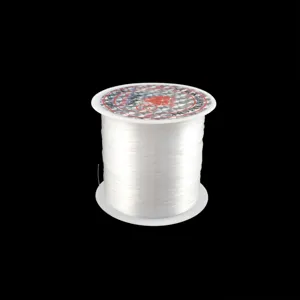 Cordoncino di nylon trasparente per bracciali e collane fai da te, filo resistente.